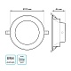 встраиваемый светильник gauss downlight 999420209