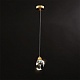 подвесной светильник crystal rock 9701p/1 brass delight collection