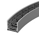 профиль arlight line-3535-bent-side-2000 anod 055738