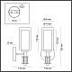 бра odeon light saga classic 5088/1wa