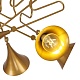 потолочная люстра mantra jazz pintura oro 6352