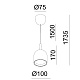 подвесной светильник italline de-314 white