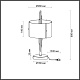 настольная лампа odeon light exclusive margaret 5415/2t