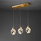 подвесной светильник delight collection crystal rock ii 9701p/3l brass