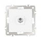 розетка sat tv arte milano 206.42-1.white