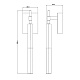 настенный светильник delight collection vita 1a br.brass