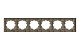рамка шестиместная elbi vega 510-012500-252