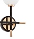 настенный светильник lumina deco marsiada ldw 6033n-2 bk+gd