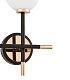 бра lumina deco marsiada ldw 6033n-2 bk+fgd