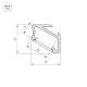 алюминиевый профиль arlight alm-v60-2020 anod black 026694(1)