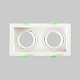 встраиваемый светильник crystal lux clt 068c2 wh