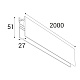 шинопровод накладной italline atom it012-5031 black