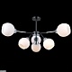 люстра на штанге illumico il0715-6csq-24 bk cr libra
