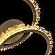 потолочная люстра delight collection quartz halo mx20020154-2a satin gold