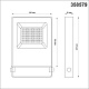 прожектор светодиодный novotech street armin 358579