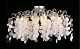 потолочная люстра crystal lux tenerife pl8 silver