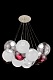 подвесная люстра molecule le7723/13 chrome