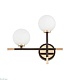 бра lumina deco marsiada ldw 6033n-2 bk+fgd