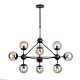 подвесная люстра arte lamp bolla a1664sp-10bk