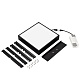встраиваемый светильник arlight dl-grigliato-s190x190-24w warm3000 045703