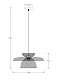 подвесной светильник arte lamp castello a7067sp-1bk
