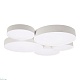потолочная светодиодная люстра loft it drum 10218 white