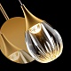 бра delight collection stilla mb24001004-1a gold/clear