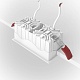 встраиваемый светильник maytoni alfa led dl043-02-10w4k-sq-wb