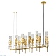 подвесная люстра crystal lux primavera sp10 gold