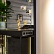 выключатель werkel одноклавишный проходной черный матовый w1112008 4690389156663