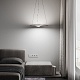 подвесная люстра eurosvet occhio 40027/1 led серый a069309