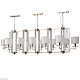 подвесная люстра crystal lux nicolas sp12 l1600 gold/white