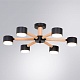 потолочные люстры arte lamp tenda a1624pl-6bk