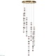 каскадная люстра odeon light l-vision collier 5455/210l