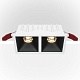 встраиваемый светильник maytoni alfa led dl043-02-10w4k-sq-wb