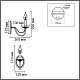 бра lumion classi incanto 8033/1w
