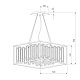 подвесная люстра bogates cella 377/6 strotskis a061525