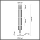 торшер odeon light hall york 4788/12f