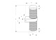 бра maytoni technical focus design c069wl-02mg