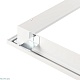 рамка для встраиваемой установки панелей arlight bx3012 white 027833