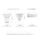 светодиодный модуль denkirs slim led dk3000-7w-m