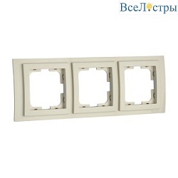 Рамка 3-постовая Mono Electric Larissa крем 103-171700-162