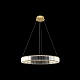 подвесной светодиодный светильник loft it crystal ring 10135/600 gold