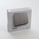 выключатель трехклавишный беспроводной feron smart серебро tm83 41721