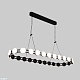 подвесная люстра eurosvet tapioca 90332/26 черный a068075