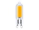 лампа светодиодная филаментная ambrella light g9 3w 4200k прозрачная 204521