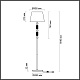 торшер odeon light classic candy 4861/1fa