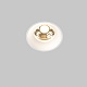 встраиваемый светильник maytoni round dl058-12w2.7k-trs-w
