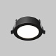 встраиваемый светильник maytoni technical downlight orb dl130-gx53-b