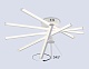 потолочный светильник ambrella light comfort linetech fl6221